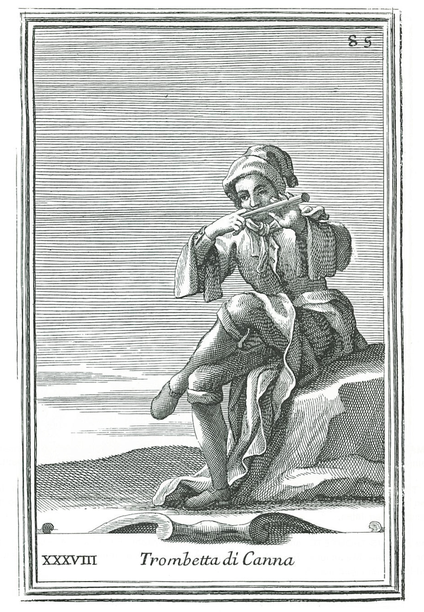 L'instrument à bourdonner est fait d'un roseau fendu que l'on fait vibrer comme le font les enfants avec les tiges d'her...