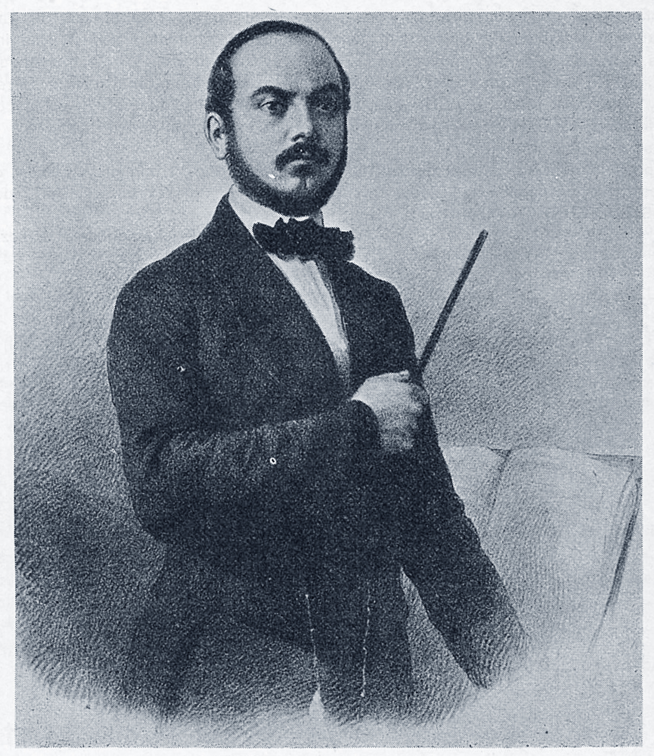 Joseph Jean-Baptiste Laurent Arban. The oldest portrait of the famous cornet virtuoso (and conductor!) at the age of abo...