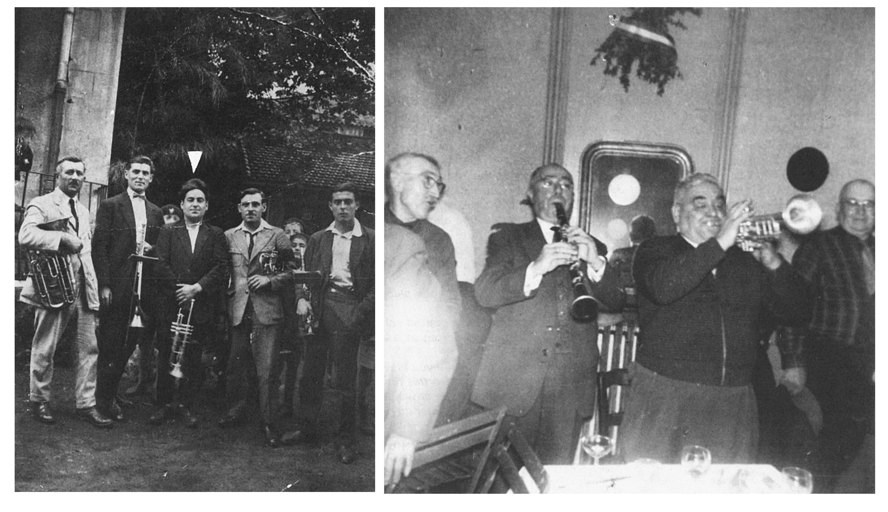 Father with friends