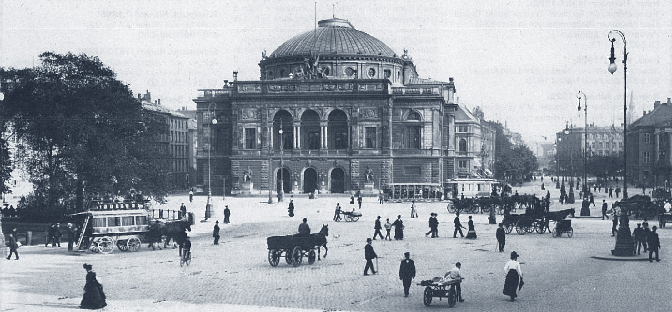 4 — Photo: Royal Library Collection. The Royal Ballet &amp; Opera House, Copenhagen, 1889.