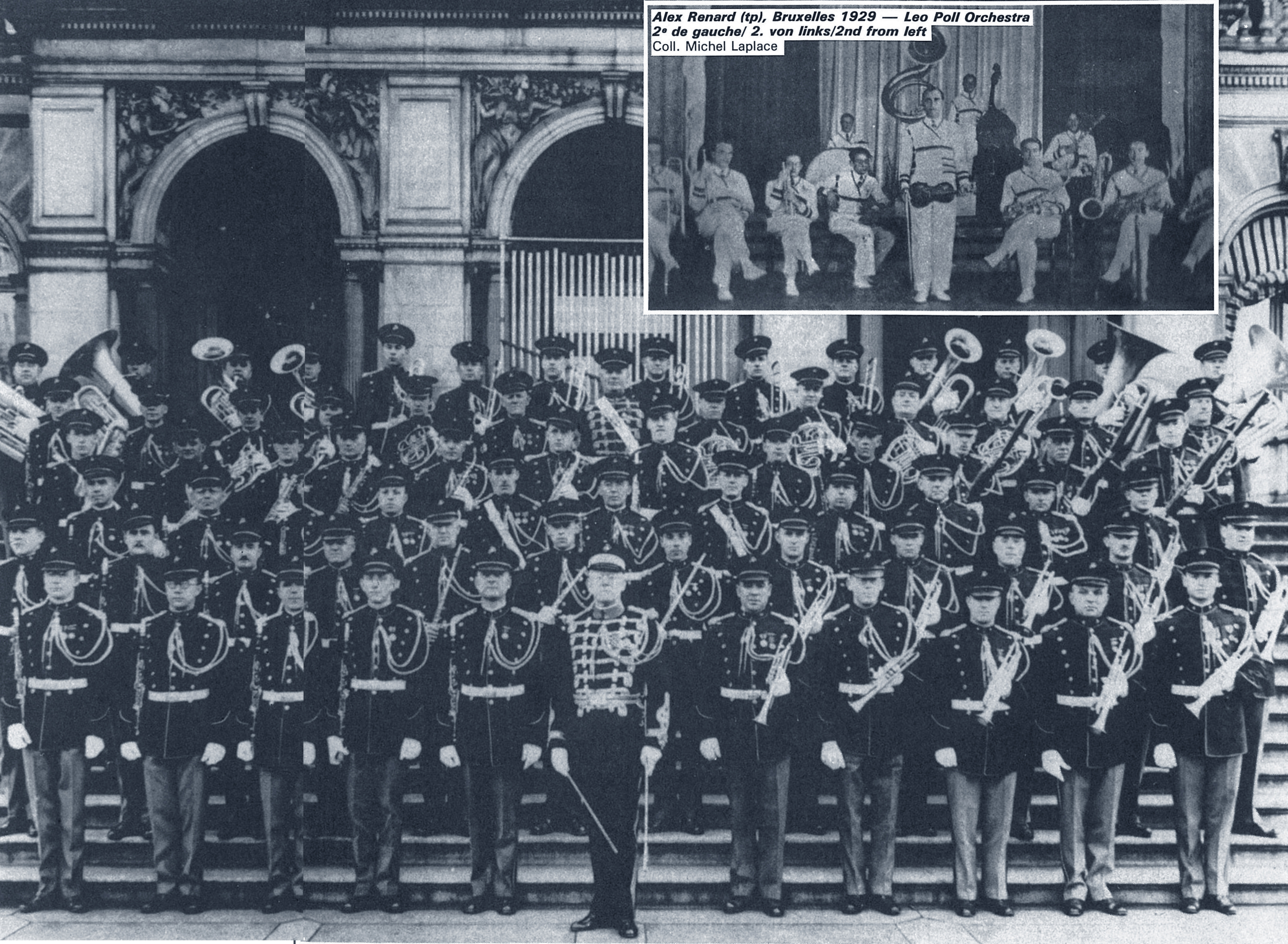U.S. Marine Corps Band — Washington, March 15, 1929 Arthur Whitcomb (1st row, 1st cornet from left)