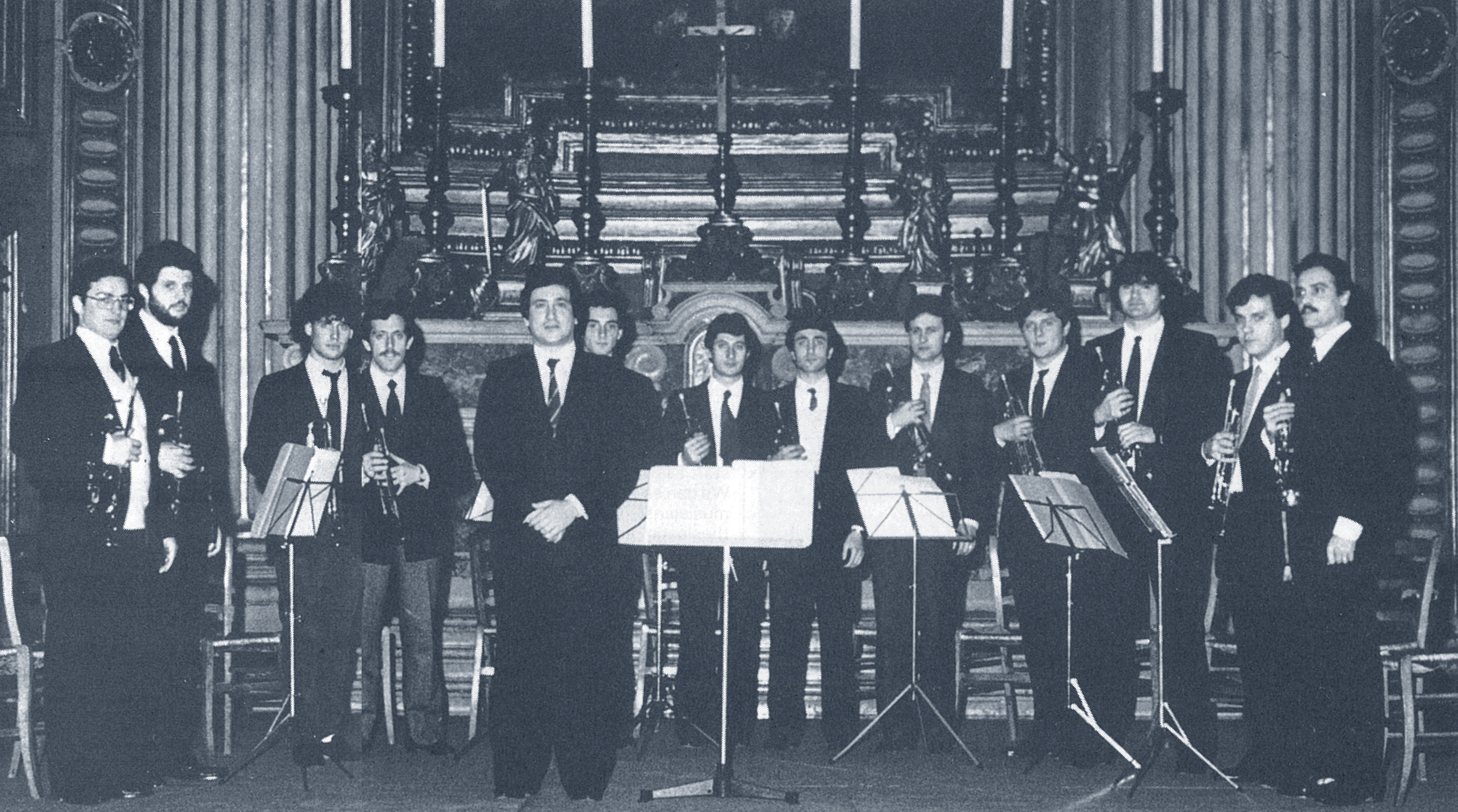 The New Polyphonic Trumpet Ensemble — Rome. Mauro Marcaccio, Patrizio Felici, Guido Pezzotti, Mario Colombi, Sandro Chic...