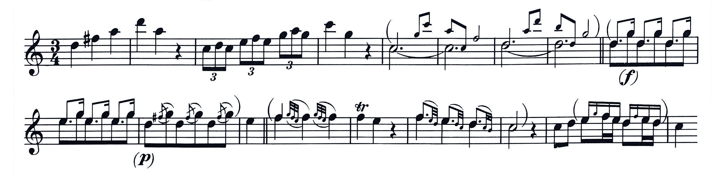 Example 5G.Ph. Telemann, Concerto, Allegro.