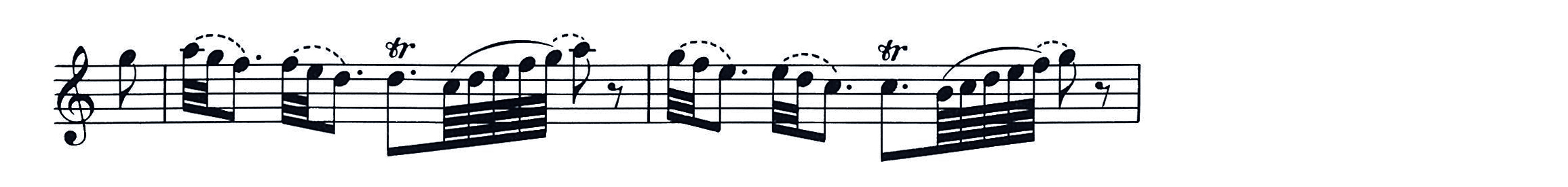 Example 7Ch. Förster, Concerto, Adagio bars 6ff.
