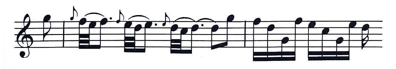 Example 9Ch. Förster, Concerto, Adagio bars 6ff.