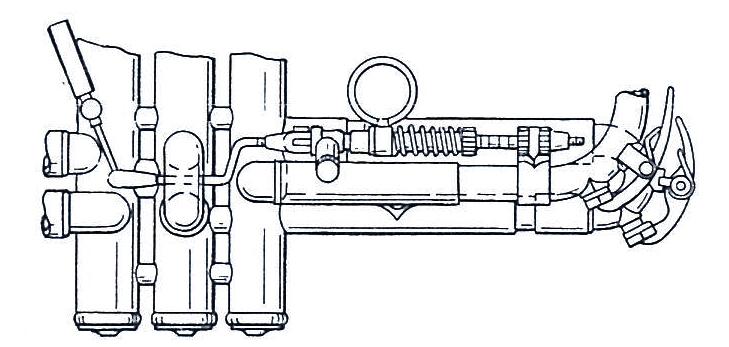 Figure 17Le sélecteur de hauteur en position «arrière».