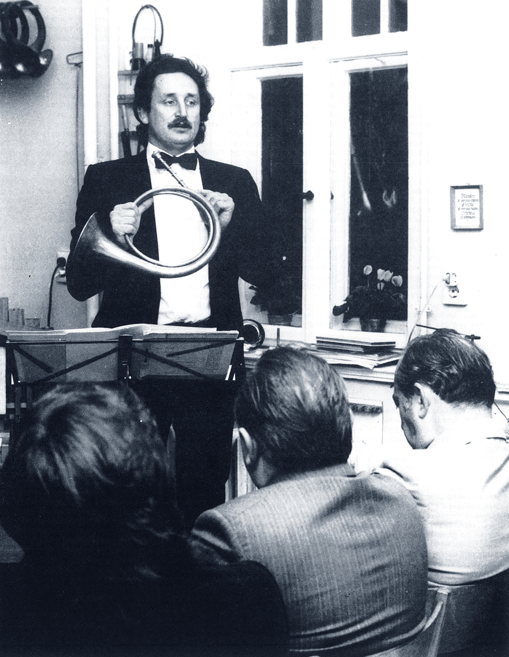 Ludwig Güttler during Friedbert Syhre’s 2nd Music Workshop.