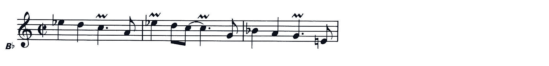 Example 15“Skit-dah-de-dat” — Louis Armstrong, transcr. Lee Castle (*1915)