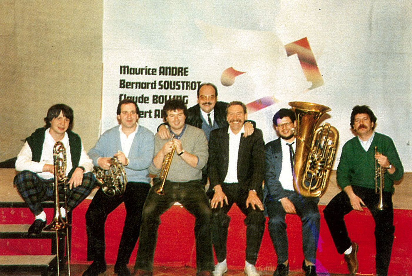 Das Concert Arban (Jury), die Seele und das Gewissen des Wettbewerbs (plus Bernard Soustrot und Jean-Pierre Mathez).