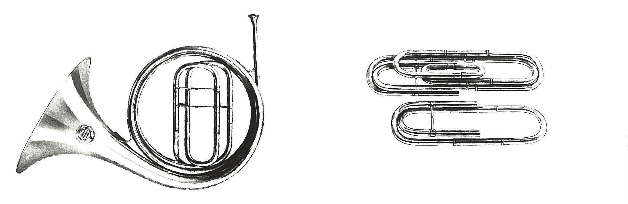 Modern copy of the invention-posthorn by Gebr. Alexander, Mainz.
