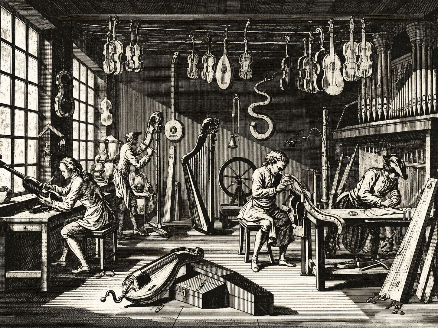 Die Kunst des Musikinstrumentenmachers