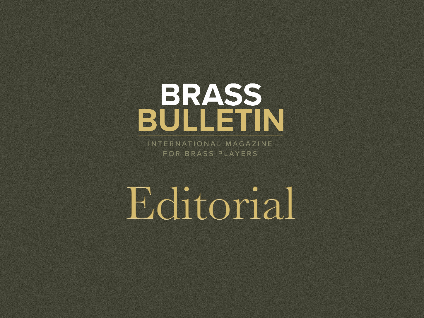 Editorial