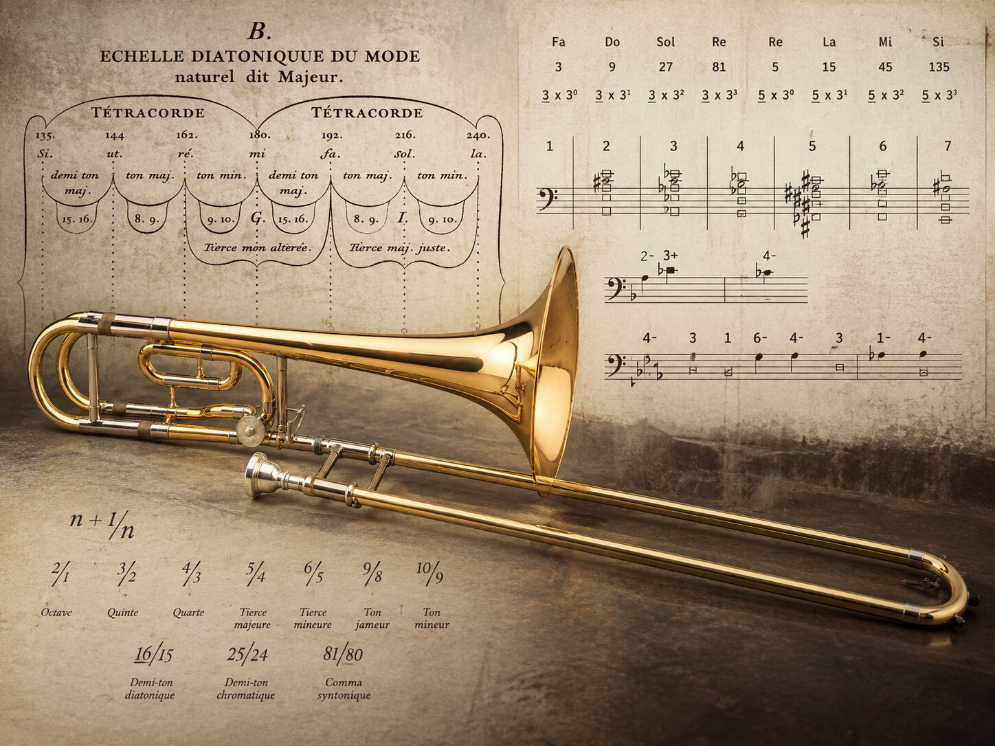 Good intonation on the trombone