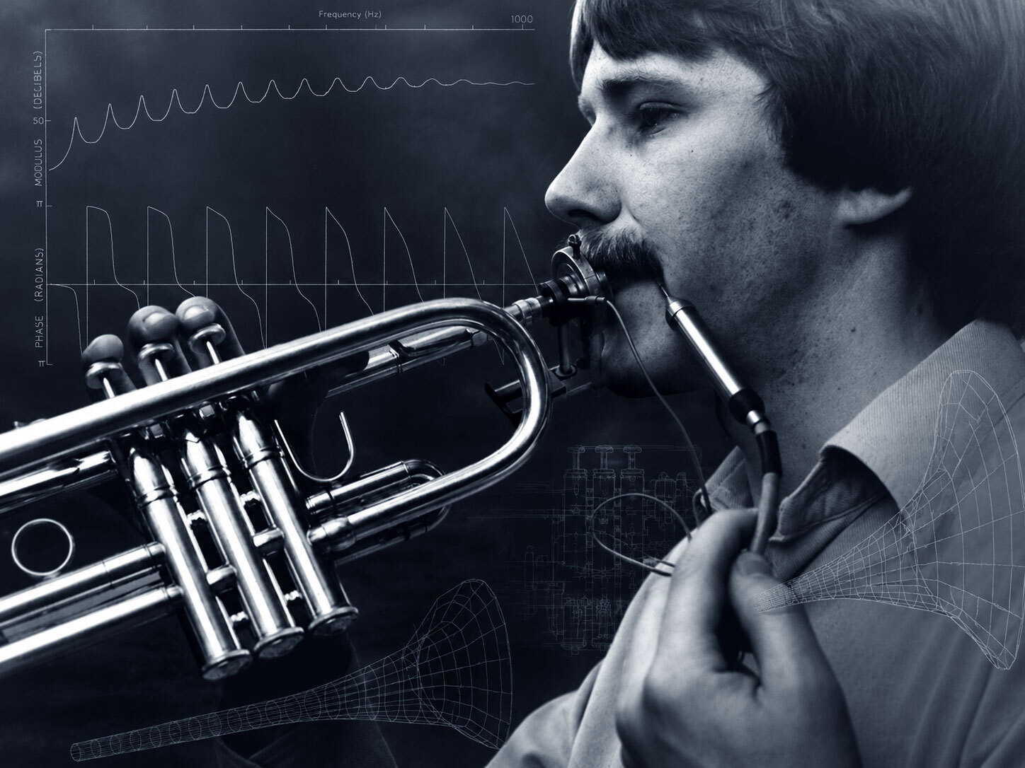 Brass instrument research at Surrey University