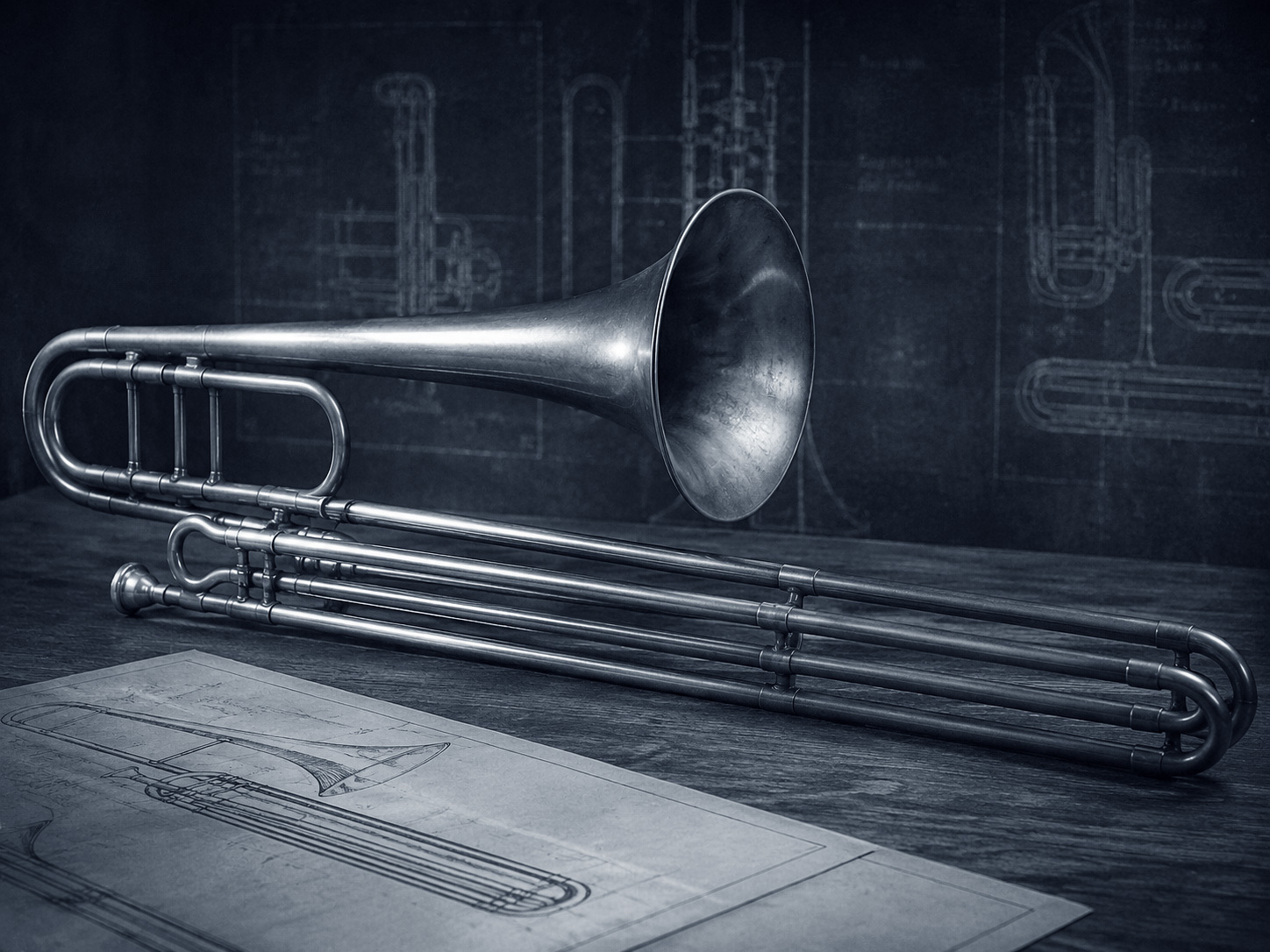 Le trombone à double coulisse