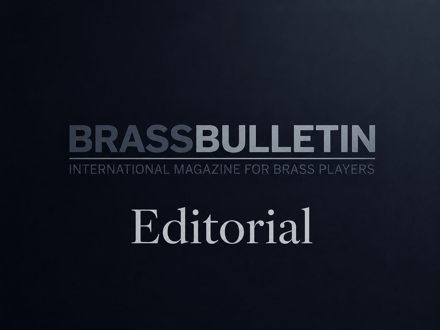 Editorial