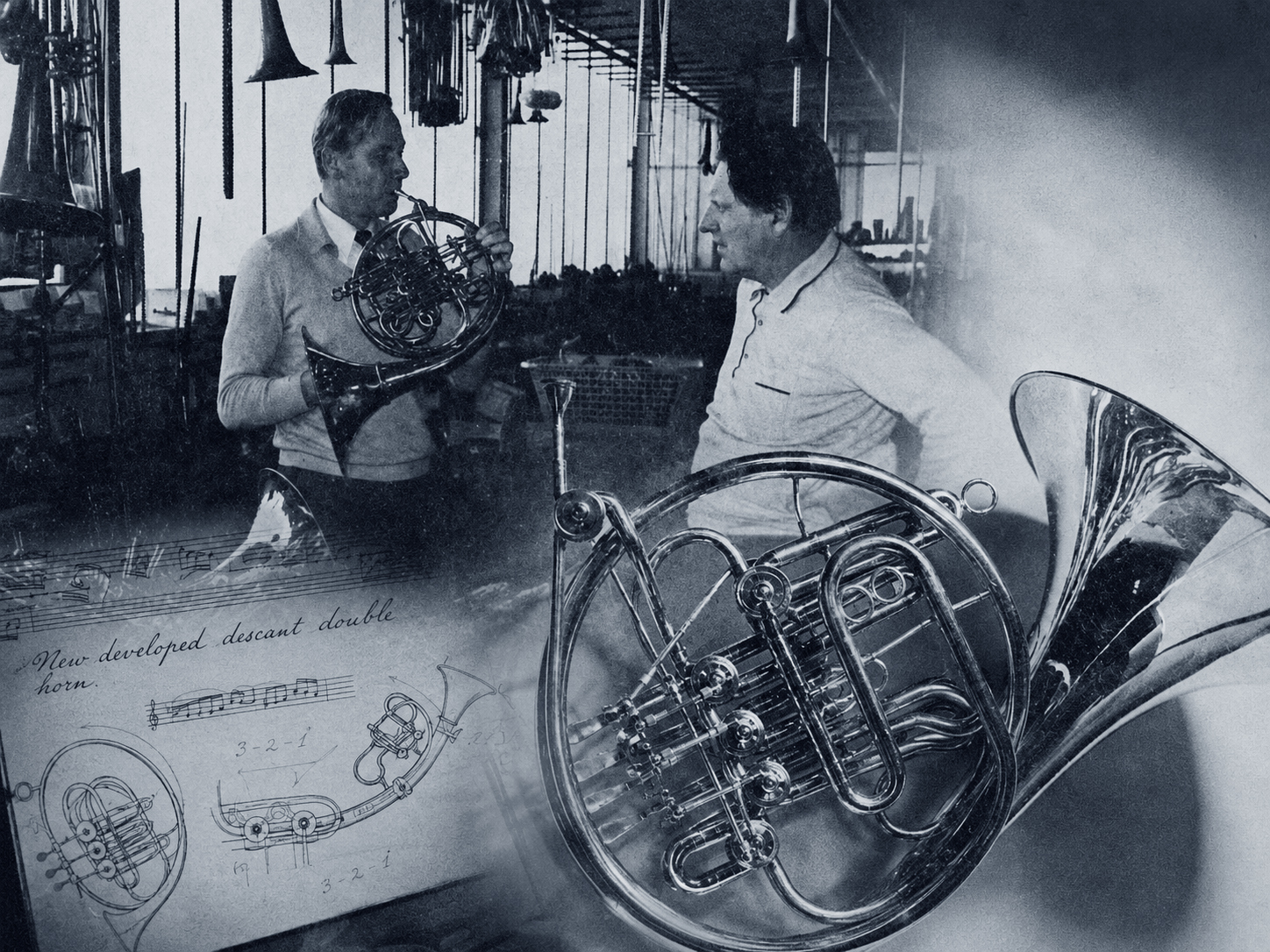 My new developed descant double horn