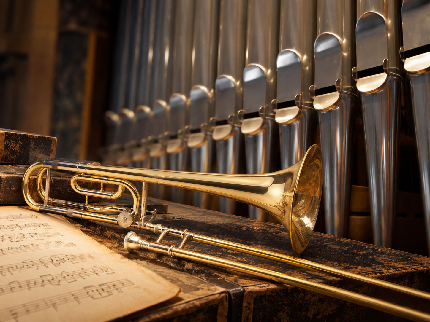 Trombone and Organ — a Dialog