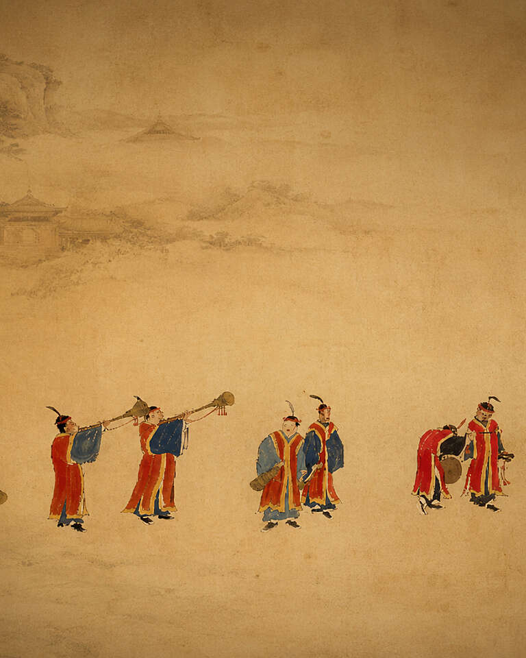 Japanese painting from the 18th century