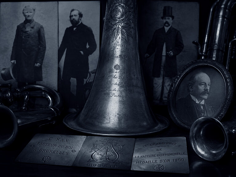 The stamps on Sax instruments