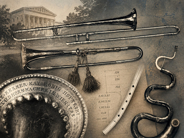 The Trumpets in the Hungarian National Museum in Budapest
