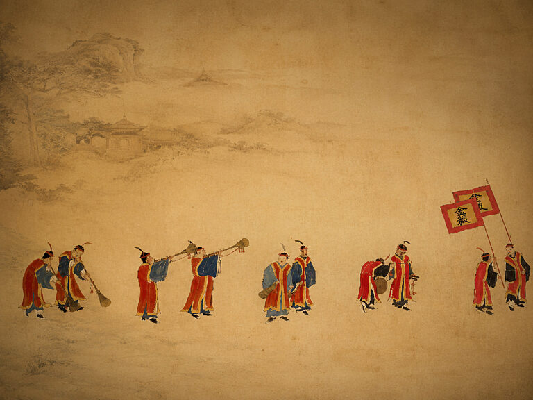 Japanese painting from the 18th century
