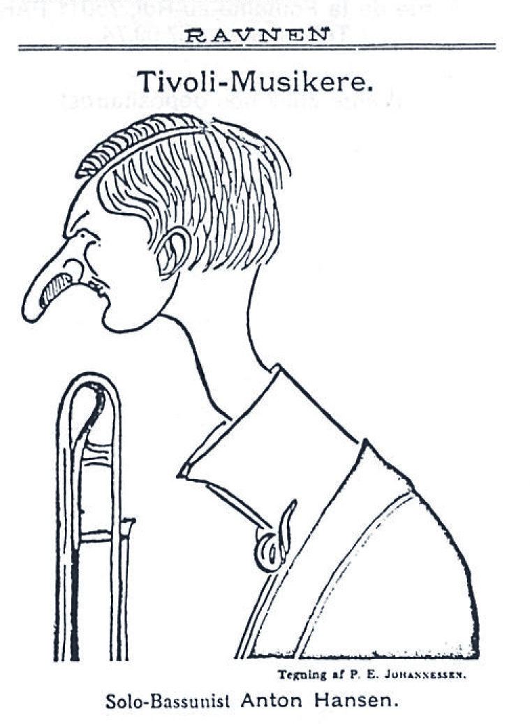Solo-trombonist Anton Hansen (Ravnen, 16 July 1914).