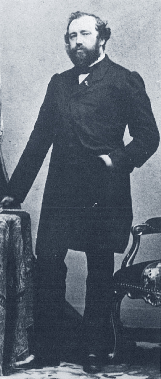 Adolphe Sax (1814, Dinant-1894, Paris)(Photoalbum der Familie Sax, Musikinstrumentenmuseum Brüssel)