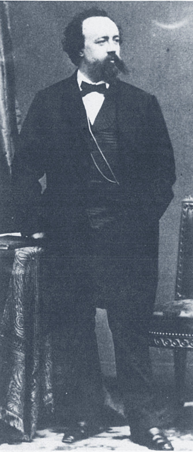 Alphonse Sax (Bruxelles 1822-Paris 1874)(Album de photographies de la famille Sax, Musée instrumental de Bruxelles)