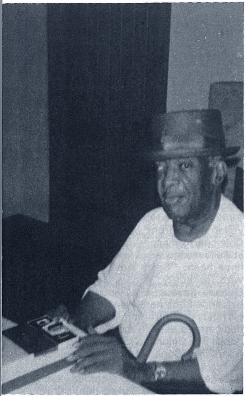 “Eddie” Allen at home (Aug. 1973) Coll. Michel Laplace