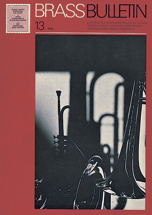 Brass Bulletin 13 - 1 / 1976
