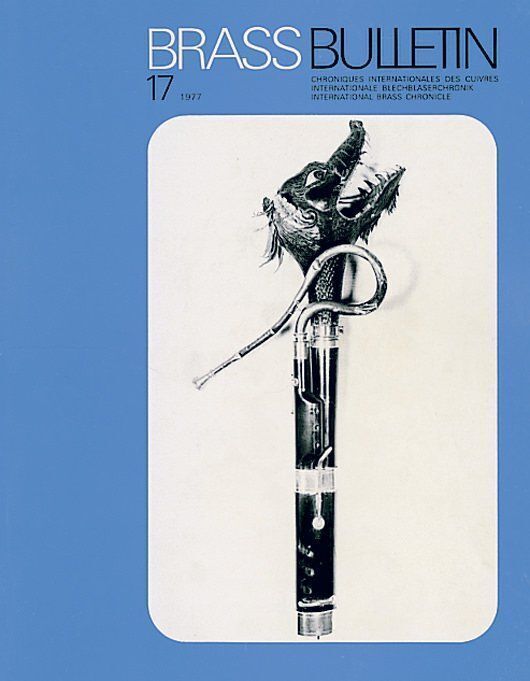 Brass Bulletin 17 - 1 / 1977