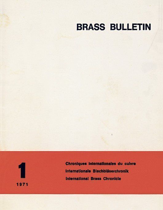 Brass Bulletin cover