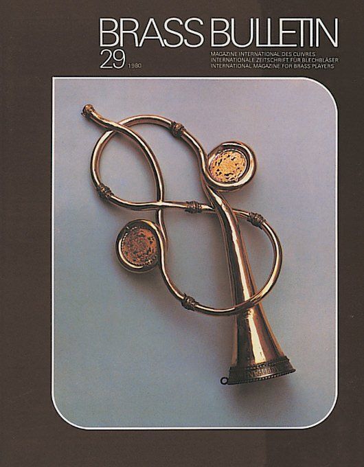 Brass Bulletin 29 - 1 / 1980