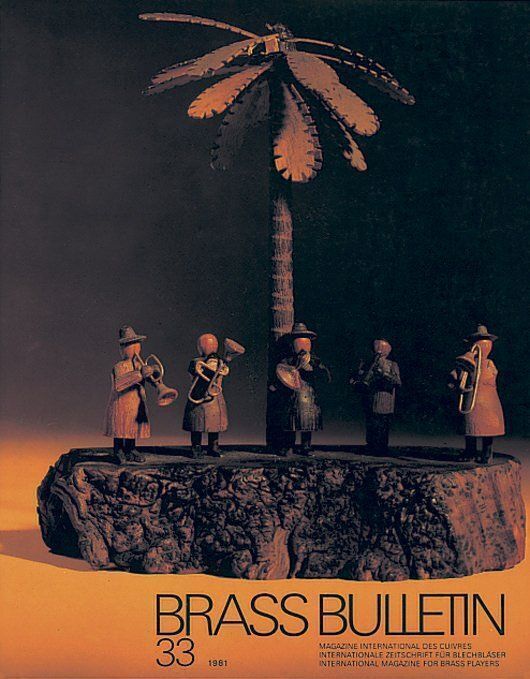 Brass Bulletin 33 - 1 / 1981