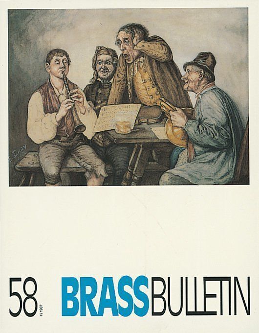 Brass Bulletin 58 - 2 / 1987